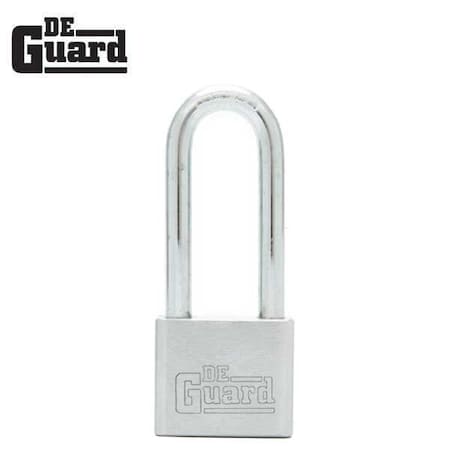 Deguard Nickel plated padlock SC1 key way short shackle 2 1/8 - Keyed Alike No 1 DGNPPLL-KA1